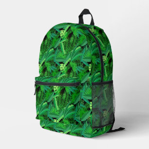 Sac À Dos Imprimé Feuilles De Palmiers Tropicaux