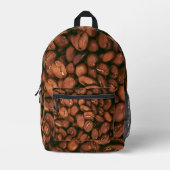 Sac À Dos Imprimé Fèves de café (Recto)