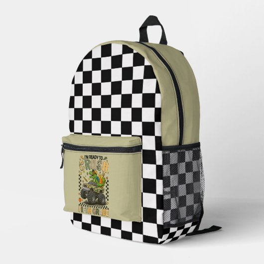 Sac À Dos Imprimé Fifth Grade Crusher: Monster Truck Confidence (Coin arrière droit)