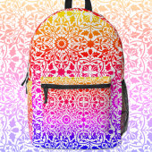 Sac À Dos Imprimé Filigrane multicolore