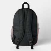 Sac À Dos Imprimé Fille de ballet rose (Verso)