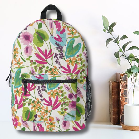 Sac À Dos Imprimé Filles Motifs florales