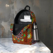 Sac À Dos Imprimé Filtre Floral Rouge de Squire Manipur Mandala