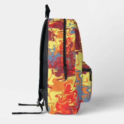Sac À Dos Imprimé Fire Swirl Art (Gauche)