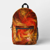 Sac À Dos Imprimé Firestorm Nova Art Abstrait (Recto)