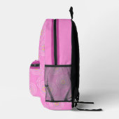 Sac À Dos Imprimé Fireworks rose japonais (Droite)