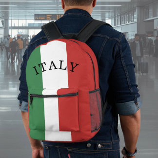 Sac À Dos Imprimé Flag of Italy Italian