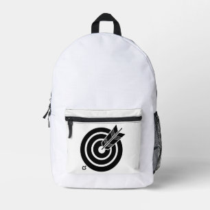 Sac À Dos Imprimé Flèche sur une cible ronde