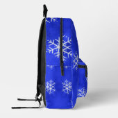 Sac À Dos Imprimé Flèches blanches Bleu Arrière - plan (Gauche)