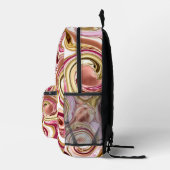 Sac À Dos Imprimé Flèches roses et or (Droite)