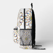 Sac À Dos Imprimé Fleur abstraite de blu (Droite)