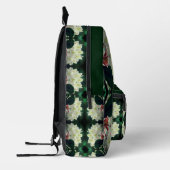 Sac À Dos Imprimé Fleur Azalée blanche Abstraite personnalisée (Gauche)