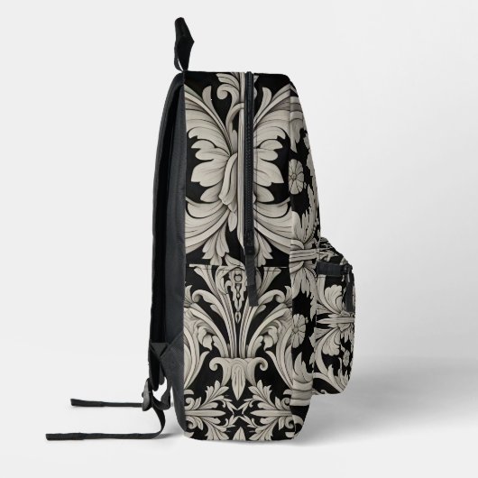 Sac À Dos Imprimé Fleur baroque (Gauche)