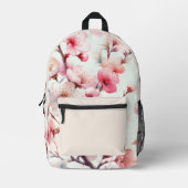 Sac À Dos Imprimé Fleur de Cerisier (Recto)