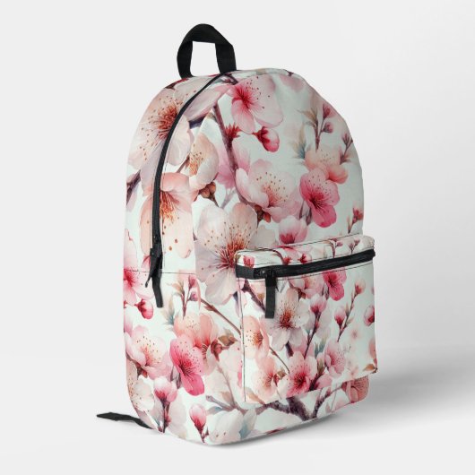 Sac À Dos Imprimé Fleur de Cerisier (Coin arrière gauche)