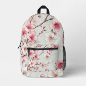 Sac À Dos Imprimé Fleur de Cerisier (Recto)