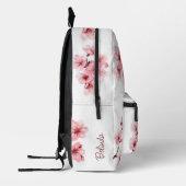 Sac À Dos Imprimé Fleur de cerisier rose blanc (Gauche)