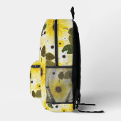 Sac À Dos Imprimé Fleur de tournesol jaune Floral (Droite)