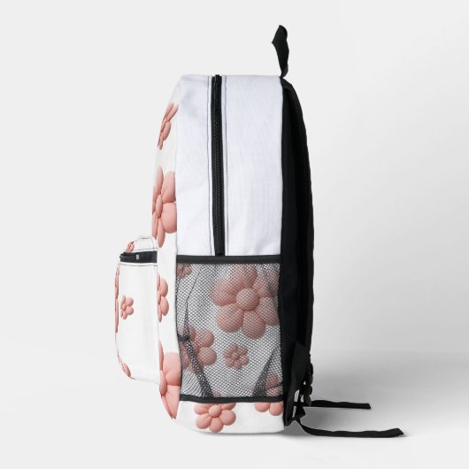 Sac À Dos Imprimé Fleur douce Une douce touche de nature (Droite)