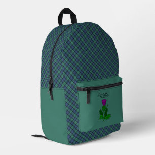 Sac À Dos Imprimé Fleur écossaise Clan Tartan