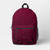 Sac À Dos Imprimé Fleur Écrasée (Recto)
