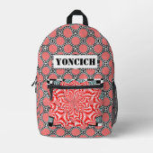 Sac À Dos Imprimé Fleur numérique par Kenneth Yoncich (Recto)