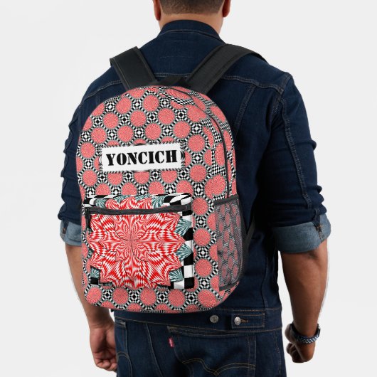 Sac À Dos Imprimé Fleur numérique par Kenneth Yoncich (Insitu (Modèle))