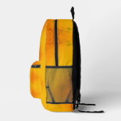 Sac À Dos Imprimé Fleur orange (Droite)