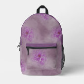 Sac À Dos Imprimé Fleur pourpre (Recto)