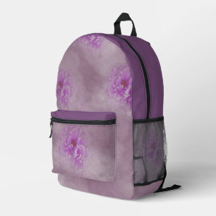 Sac À Dos Imprimé Fleur pourpre