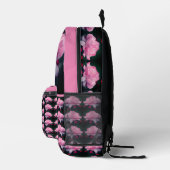 Sac À Dos Imprimé Fleur rose céleste personnalisée (Droite)