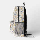 Sac À Dos Imprimé Fleur sauvage Monogram Boho (Droite)