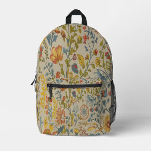 Sac À Dos Imprimé Fleurs