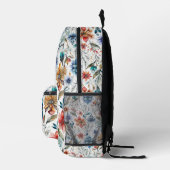 Sac À Dos Imprimé Fleurs aquarelles (Droite)