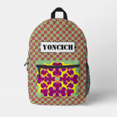 Sac À Dos Imprimé Fleurs cardiaques par Kenneth Yoncich (Recto)