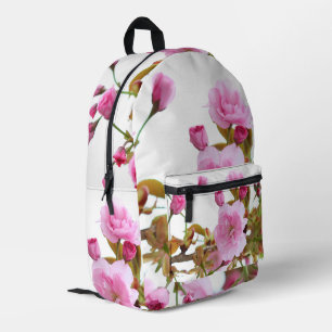 Sac À Dos Imprimé Fleurs de cerisiers rose double Bienvenue Printemp