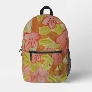 Sac À Dos Imprimé Fleurs de couleur automne