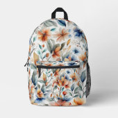 Sac À Dos Imprimé Fleurs de gingembre (Recto)