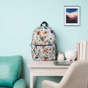 Sac À Dos Imprimé Fleurs de gingembre