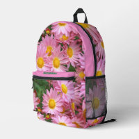 Fleurs de marguerite rose personnalisées
