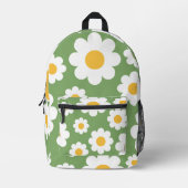 Sac À Dos Imprimé Fleurs de motif Daisy (Recto)