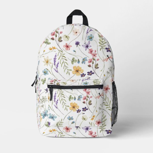 Sac À Dos Imprimé Fleurs de printemps (Recto)