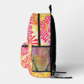 Sac À Dos Imprimé Fleurs de printemps colorées (Droite)