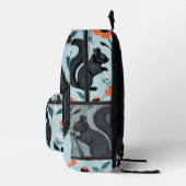 Sac À Dos Imprimé Fleurs de printemps écureuil Art (Droite)