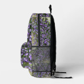 Sac À Dos Imprimé Fleurs de printemps violettes (Droite)