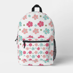 Sac À Dos Imprimé Fleurs de ressort géométriques douces