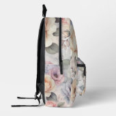 Sac À Dos Imprimé Fleurs de rose élégantes (Gauche)