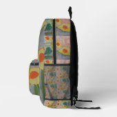 Sac À Dos Imprimé Fleurs de soleil Abstraites (Droite)