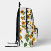 Sac À Dos Imprimé Fleurs de soleil Botanique Foliage Vert (Gauche)