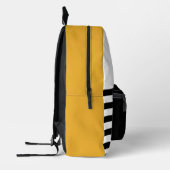 Sac À Dos Imprimé Fleurs de soleil et fantômes avec Motif à rayures (Gauche)